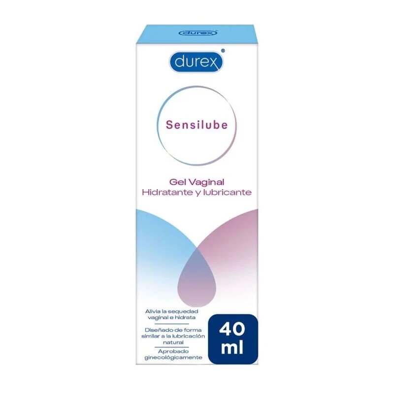 DUREX Gel intim Sensilube - Gel Vaginal Hidratant si Lubrifiant pe baza de apa 40 ml