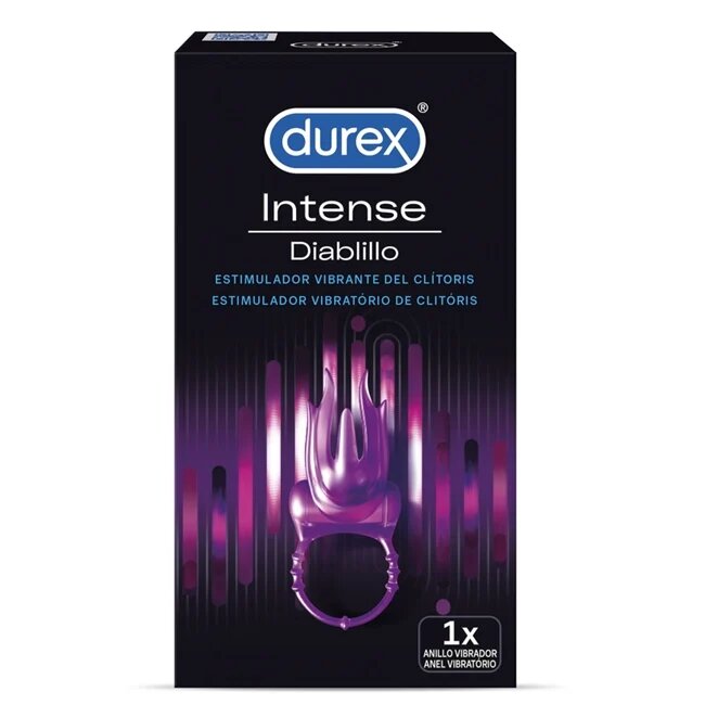 DUREX Inel vibrator pentru penis - Intense Diablo pentru imbunatatirea performantelor sexuale
