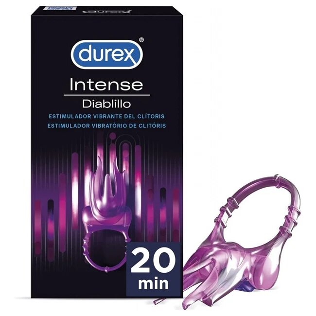 DUREX Inel vibrator pentru penis - Intense Diablo pentru imbunatatirea performantelor sexuale