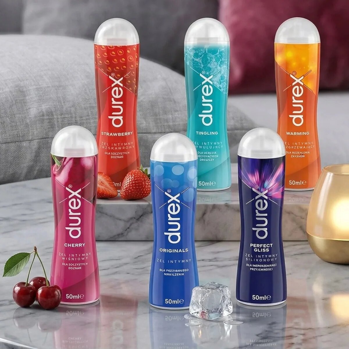 DUREX Lubrifiant Perfect Gliss pe bază de silicon pentru sex anal 50 ml