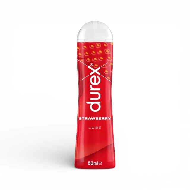 DUREX Lubrifiant Play Strawberry pe baza de apa cu aroma de capsuni 50 ml