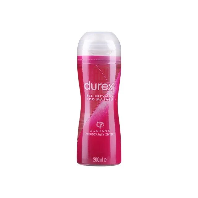 DUREX Lubrifiant si gel de masaj Guarana cu efect 2 in 1 200 ml