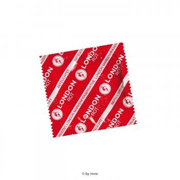 DUREX Prezervative LONDON by lubrifiate și cu aromă de căpșuni roșii – 1.000 buc