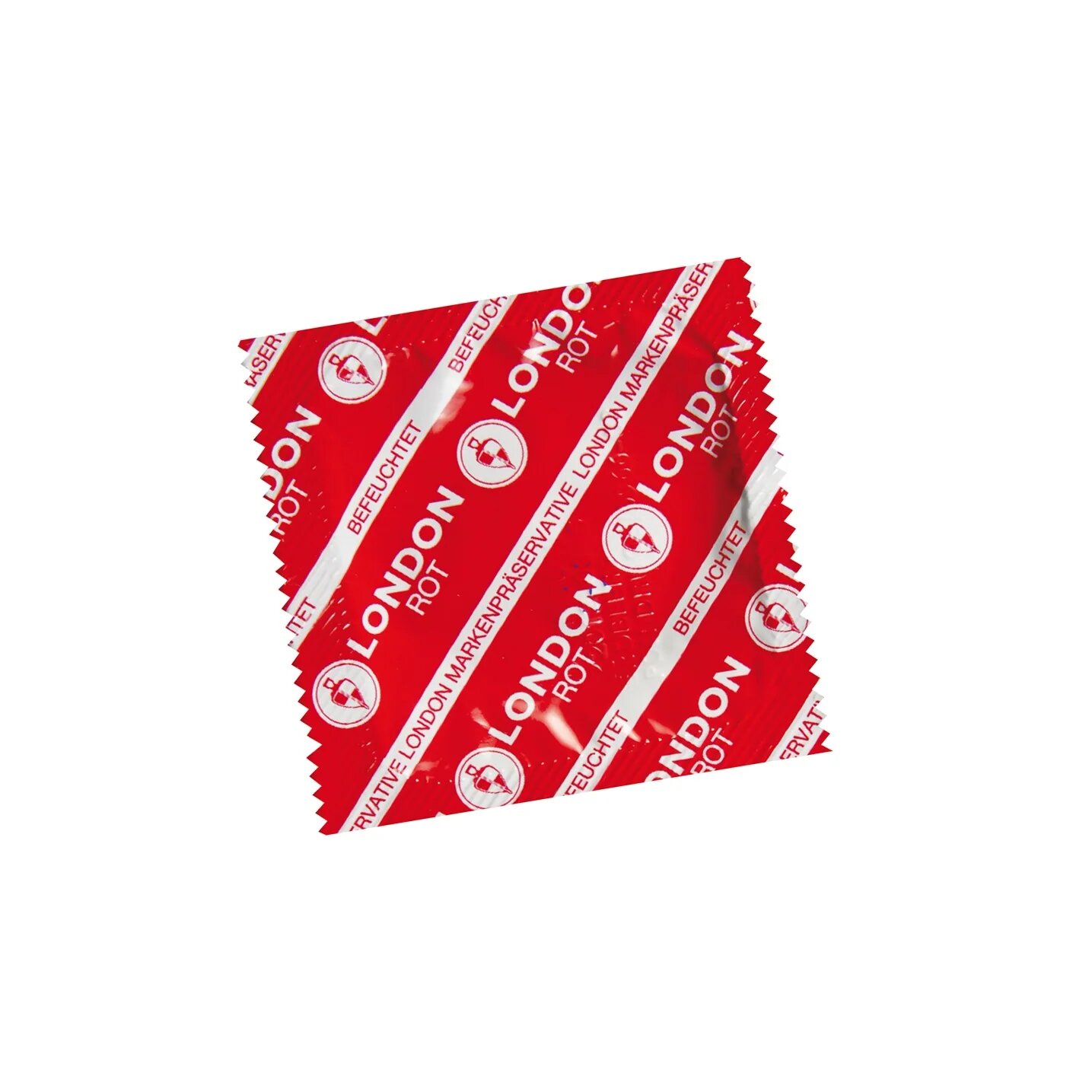 DUREX Prezervative lubrifiate LONDON by ROT Rosu cu aroma de capsuni 100 buc