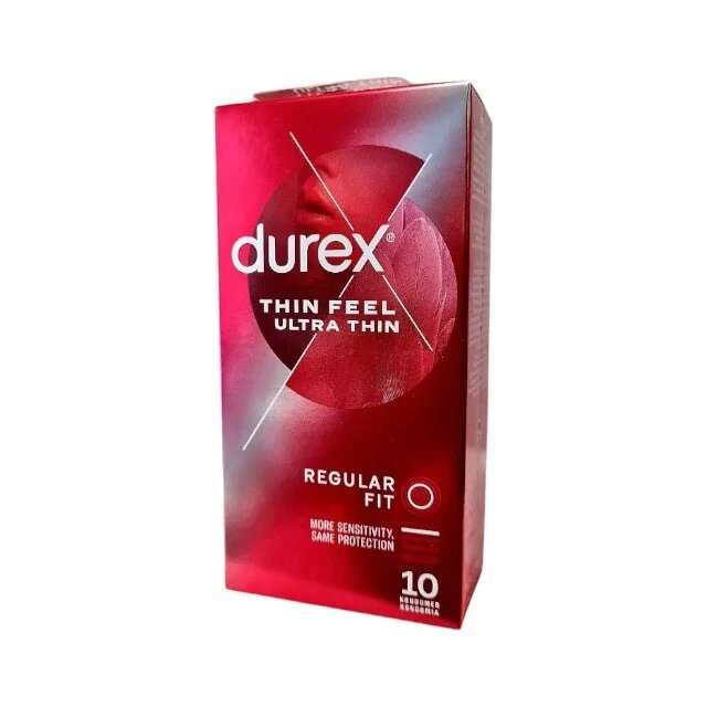 DUREX Prezervative ultra subtiri Thin Feel Ultra Thin 54 mm 1 cutie x 10 buc