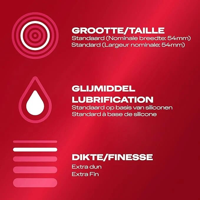 DUREX Prezervative ultra subtiri Thin Feel Ultra Thin 54 mm 1 cutie x 10 buc