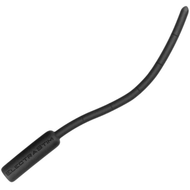 ELECTRASTIM Sonda pentru penis cu electrosoc Silicone Noir diametru 5 mm lungime inserabila 15 cm negru