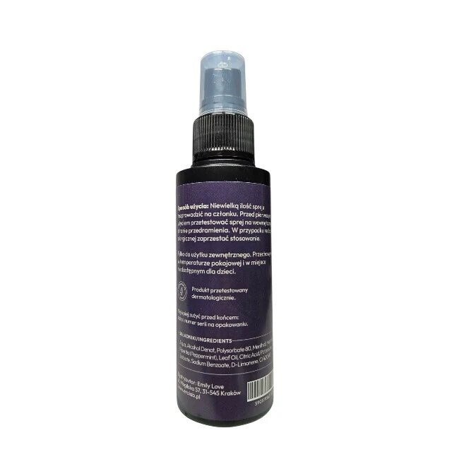 EMILY LOVE Spray Delay Control susține întârzierea ejaculării efect ușor de amorțire 100 ml