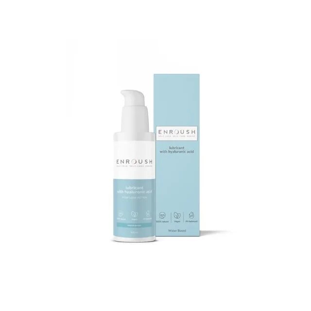 ENROUSH Lubrifiant pe bază de apă Lubricant with Hyaluronic Acid pentru piele sensibilă pH echilibrat cu acid hialuronic 100 ml