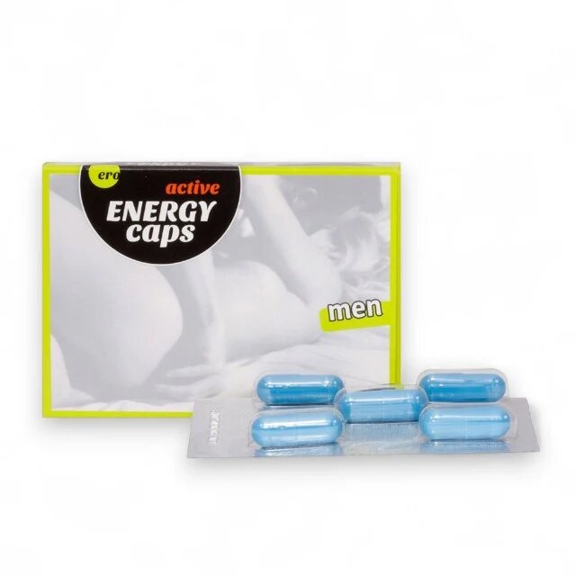 ERO BY HOT Capsule Ero Active Energy Caps Men pentru potenta libido si virilitate 5 buc