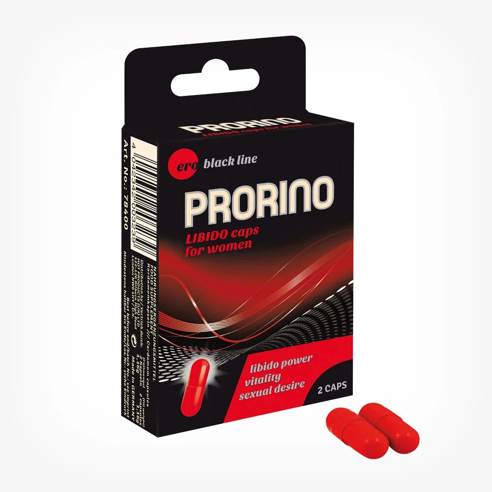 ERO BY HOT Capsule Prorino LIBIDO Caps stimulare libido si orgasm femei 2 buc