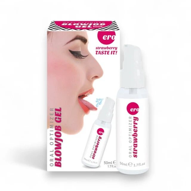 ERO BY HOT Gel pentru sex oral Oral Optimizer Blowjob ERO aroma de capsuni 50 ml
