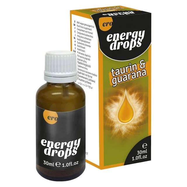 ERO BY HOT Picături ERO Energy Drops Taurin & Guarana pentru libido și îmbunătățirea performanțelor intime unisex 30 ml