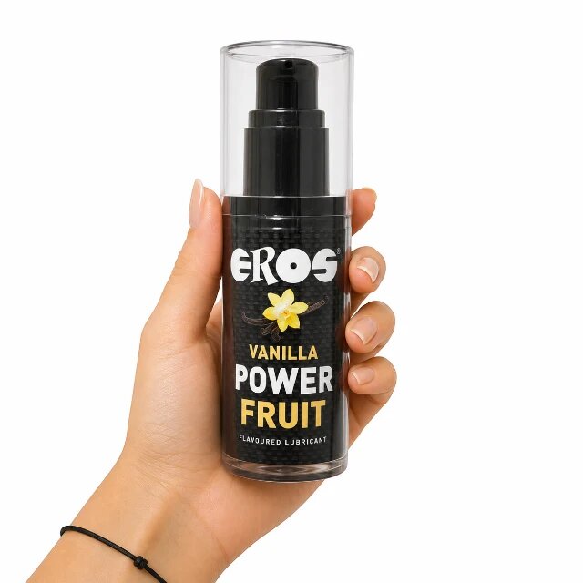 Eros Lubrifiant Power Fruit foarte alunecos pe bază mixtă aromă Vanilie 125 ml