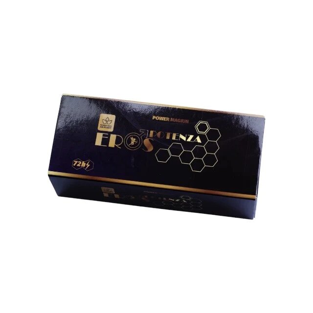 EROS POTENZA Supliment alimentar pe bază de miere ajută la întârzierea ejaculării conține ingrediente naturale 6 buc x 15 g