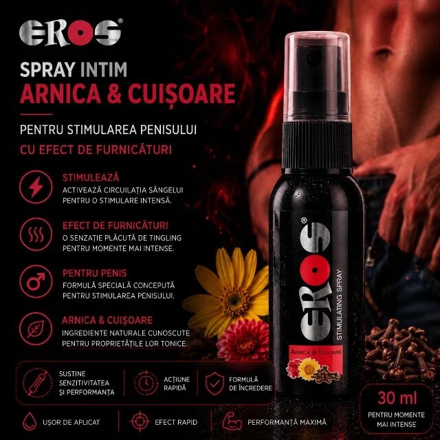 Eros Spray intim Arnica & Clove pentru stimularea penisului cu efect de furnicături 30 ml