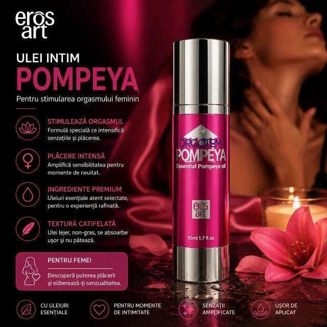 Eros Ulei intim Pompeya - Art pentru stimularea orgasmului feminin 50 ml