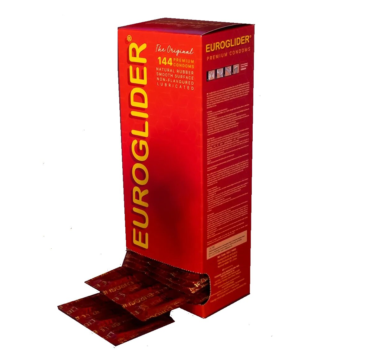 EUROGLIDER Prezervative clasice lubrifiate si rezistente 144 buc