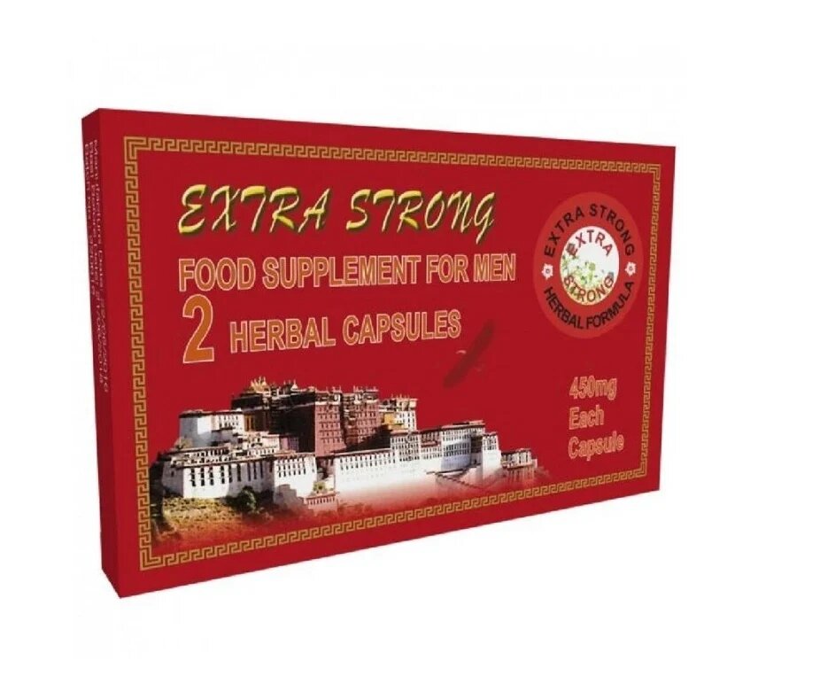 EXTRA STRONG Capsule concentrate stimulare erectie puternica 2 capsule
