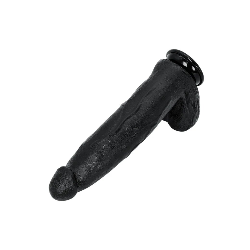 EXTREME BY HIDDEN DESIRE Dildo realist DONG XXL din PVC neted diametru 7 cm lungime 32 cm negru