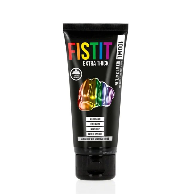 FIST IT BY SHOTS Lubrifiant premium FISTIT - Extra Thick Rainbow pe baza de apa nelipicios 100 ml