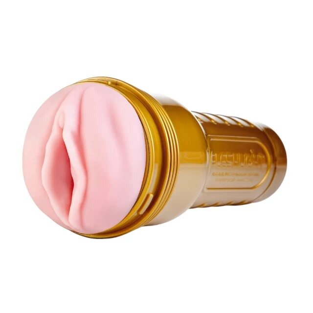 FLESHLIGHT Masturbator Stamina Training Unit Lady simulare vaginală realistă lungime inserabilă 25 cm auriu
