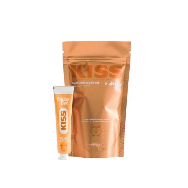 FRIDAY BAE Balsam de buze pentru sex oral IT’S Kiss cu efect dublu de răcire și încălzire aromă de cireșe 15 ml