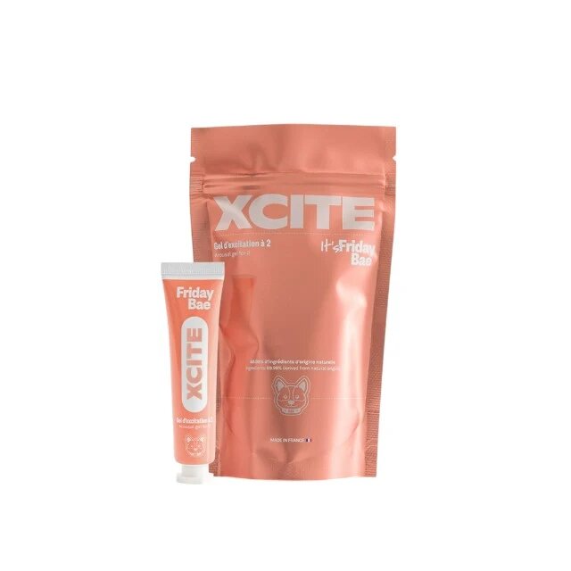 FRIDAY BAE Gel intim pentru cupluri IT’S Xcite pentru stimulare și intensificare orgasm efect dublu de răcire și încălzire 15 ml