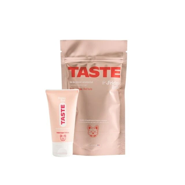 FRIDAY BAE Lubrifiant cu aromă IT’S Taste - Red Fruits pe bază de apă aromă de fructe roșii 50 ml