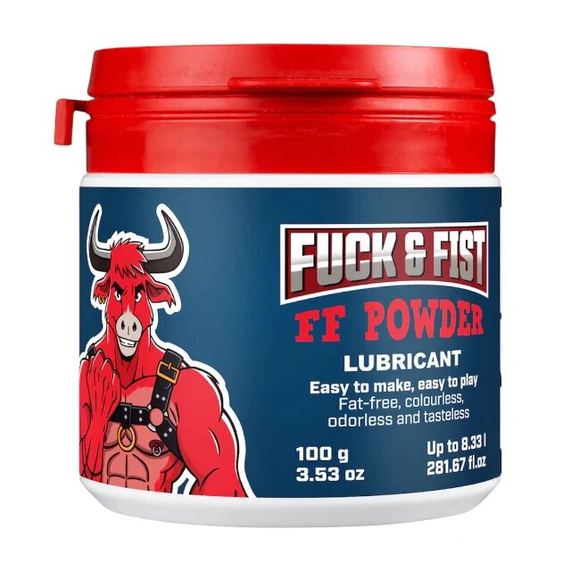 FUCK & FIST Lubrifiant anal pudră FF Powder pentru fisting fără parfum fără gust 100 g