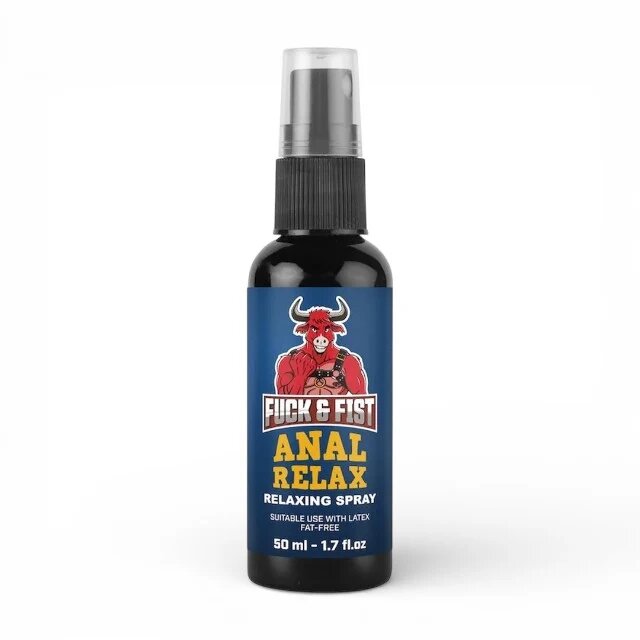 FUCK & FIST Spray pentru relaxare anală pe bază de apă cu mentol textură fluidă 50 ml