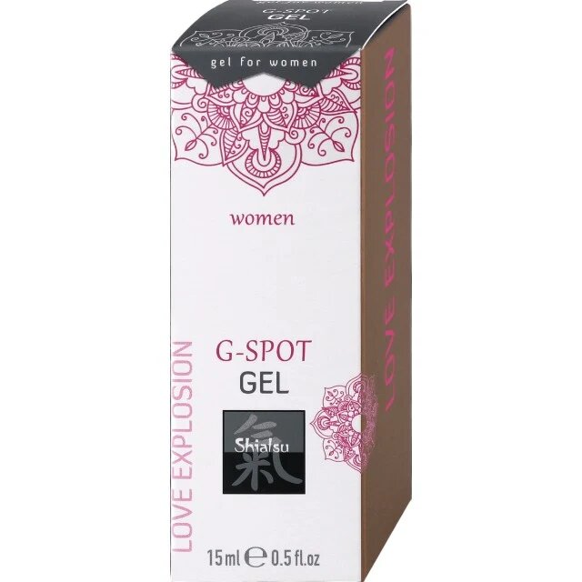 HOT Gel intim SHIATSU G-Spot Gel - Love Explosion pentru stimularea clitorisului și orgasm intens 15 ml