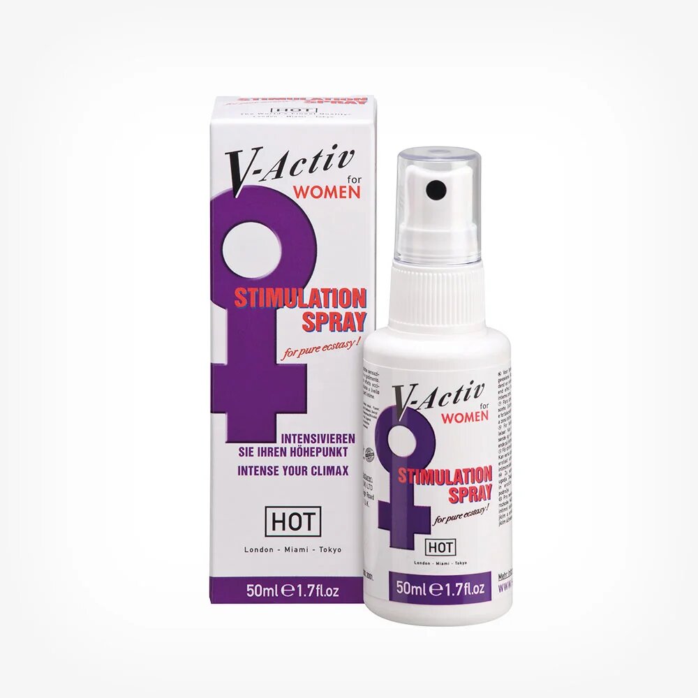 HOT Spray V-Activ for Woman pentru stimularea clitorisului orgasm intens si cresterea libidoului femeilor 50 ml