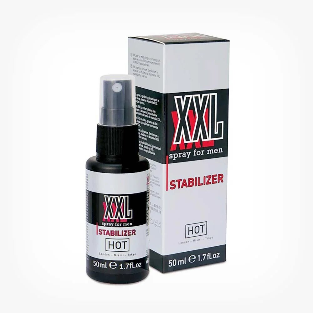 HOT Spray XXL Stabilizer Men pentru potenta erectii puternice si intarzierea ejacularii 50 ml