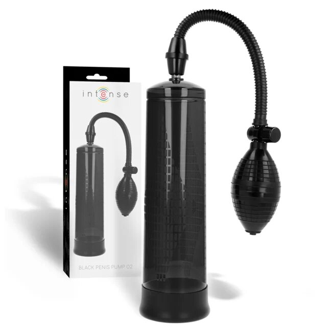 INTENSE Pompa manuala PUMP 02 pentru marirea penisului si imbunatatirea performantelor sexuale culoare neagra