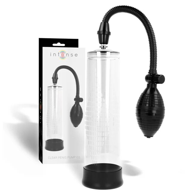 INTENSE Pompa manuala PUMP 02 pentru marirea penisului si imbunatatirea performantelor sexuale culoare transparenta