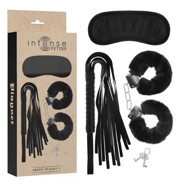 INTENSE Set 3 jucarii erotice Fetish Playset 1 pentru jocuri în cuplu