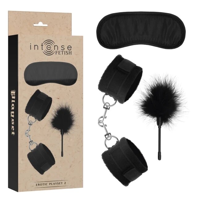 INTENSE Set 3 jucarii erotice Fetish Playset 2 ideal pentru joaca in cuplu