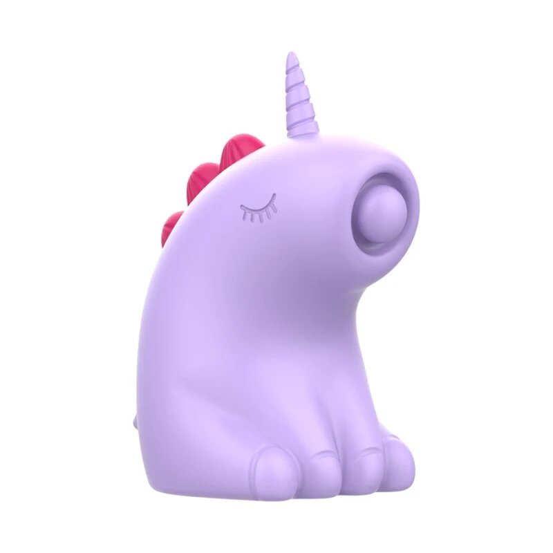 INTENSE Stimulator clitoris SWEETIE in forma de unicorn cu functii de vibratie reglabile rezistent la apa IPX7 culoarea lila