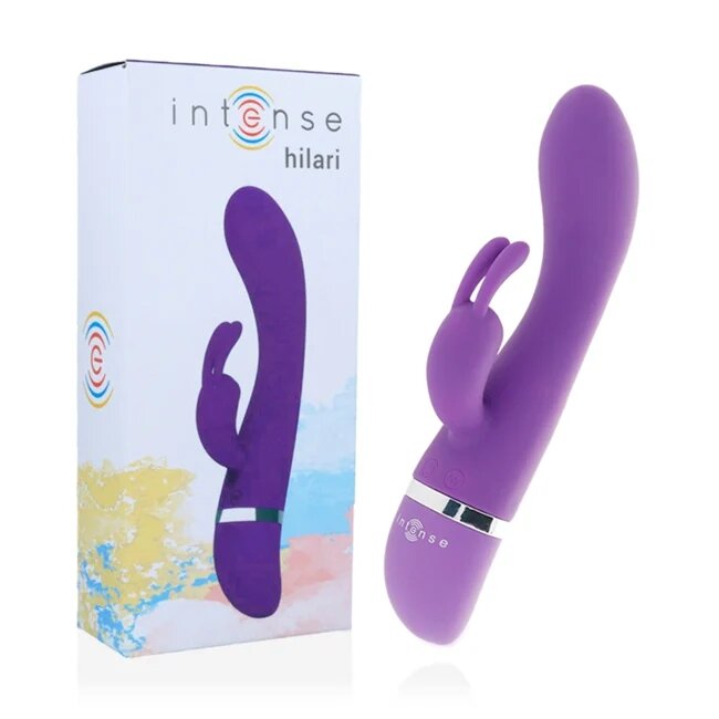 INTENSE Vibrator HILARI cu stimulator tip rabbit 30 functii de vibratii