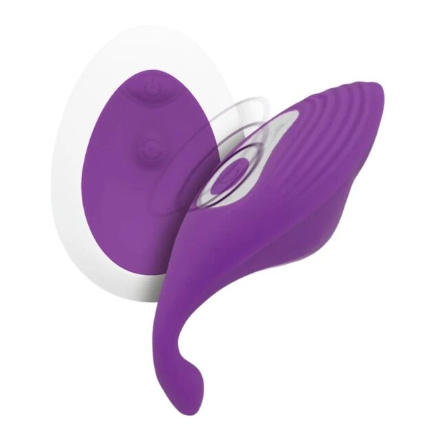 INTENSE Vibrator pentru chilot MINDY pentru stimularea clitorisului control prin telecomandă cu 10 funcții de vibrație mov