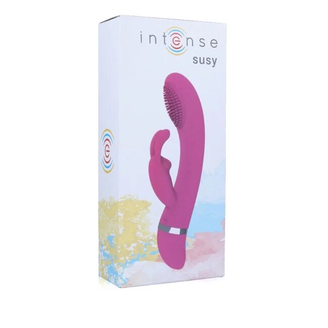 INTENSE Vibrator - SUSY cu stimulator si 7 functii de vibratii
