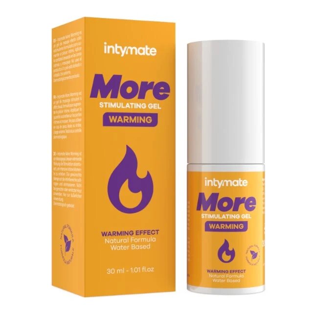 IntimateLine Gel intim INTYMATE More Warming cu efect de încălzire pentru stimularea clitorisului și orgasm intens 30 ml