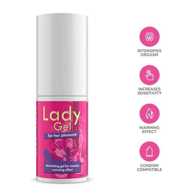 IntimateLine Gel Lady Gel pentru stimularea clitorisului cu efect de incalzire 30 ml