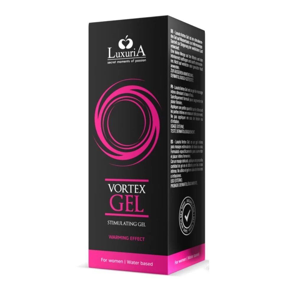 IntimateLine Gel Vortex pentru orgasme puternice si stimulare clitoris femei cu efect de incalzire 30 ml