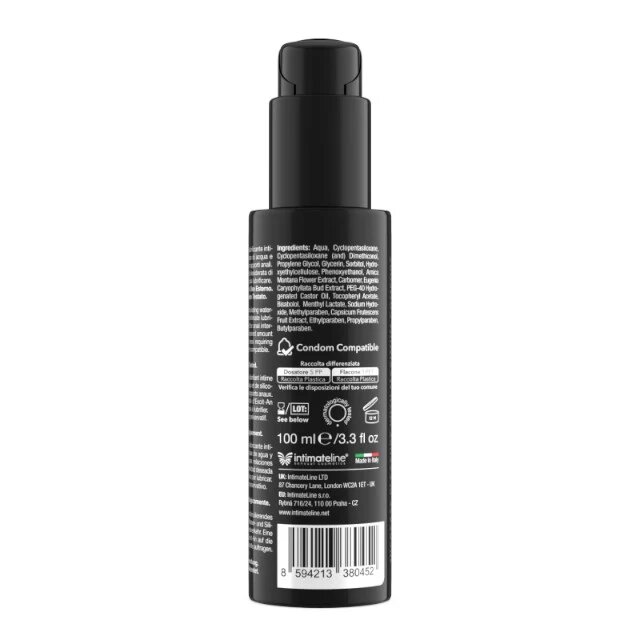 IntimateLine Lubrifiant anal EXCIT-AN formulă hibridă pe bază de apă și silicon cu efect de răcire 100 ml