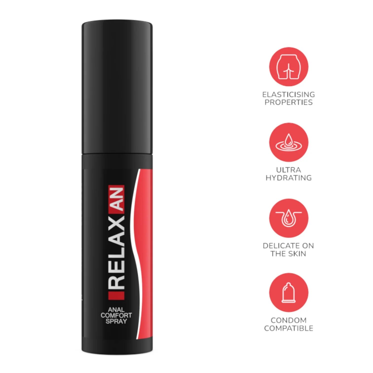 IntimateLine Lubrifiant anal pe bază de apă RELAXAN spray cu efect de relaxare anală testat dermatologic 20 ml