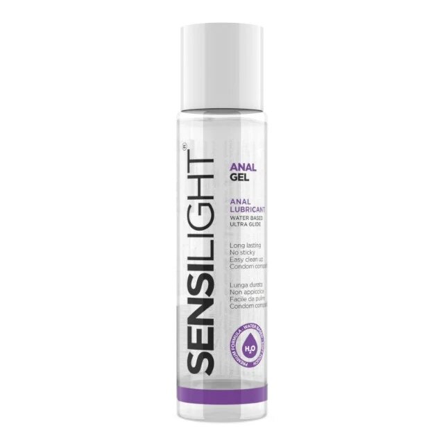 IntimateLine Lubrifiant anal SENSILIGHT Anal Gel pe bază de apă cu efect de lungă durată compatibil cu prezervative 60 ml