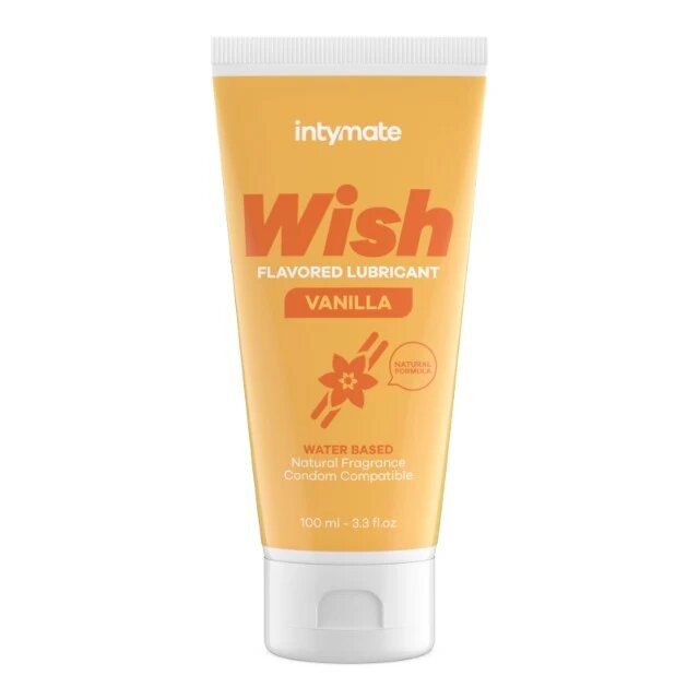 IntimateLine Lubrifiant cu aromă INTYMATE Wish Vanilla formulă naturală pe bază de apă aromă de vanilie 100 ml