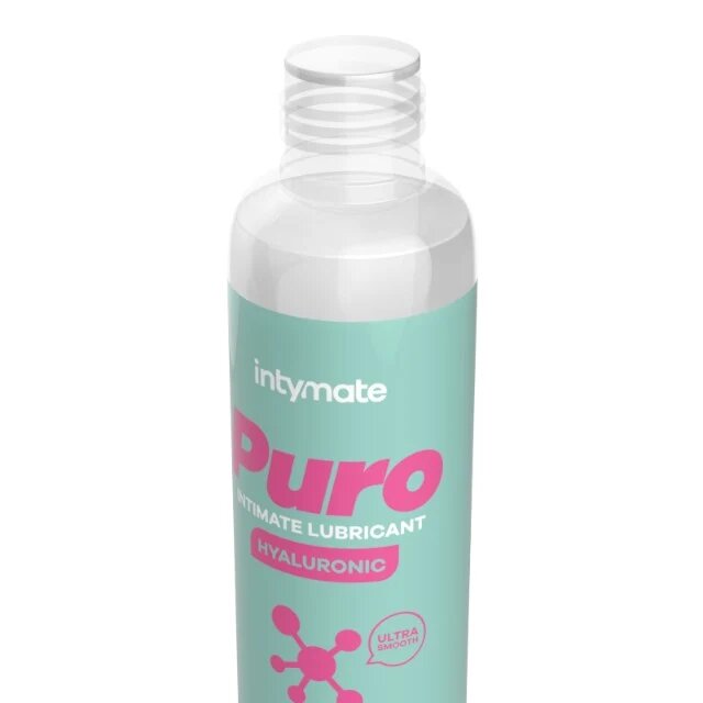 IntimateLine Lubrifiant INTYMATE Puro Hyaluronic pe bază de apă cu acid hialuronic potrivit și pentru lubrifiere anală 100 ml